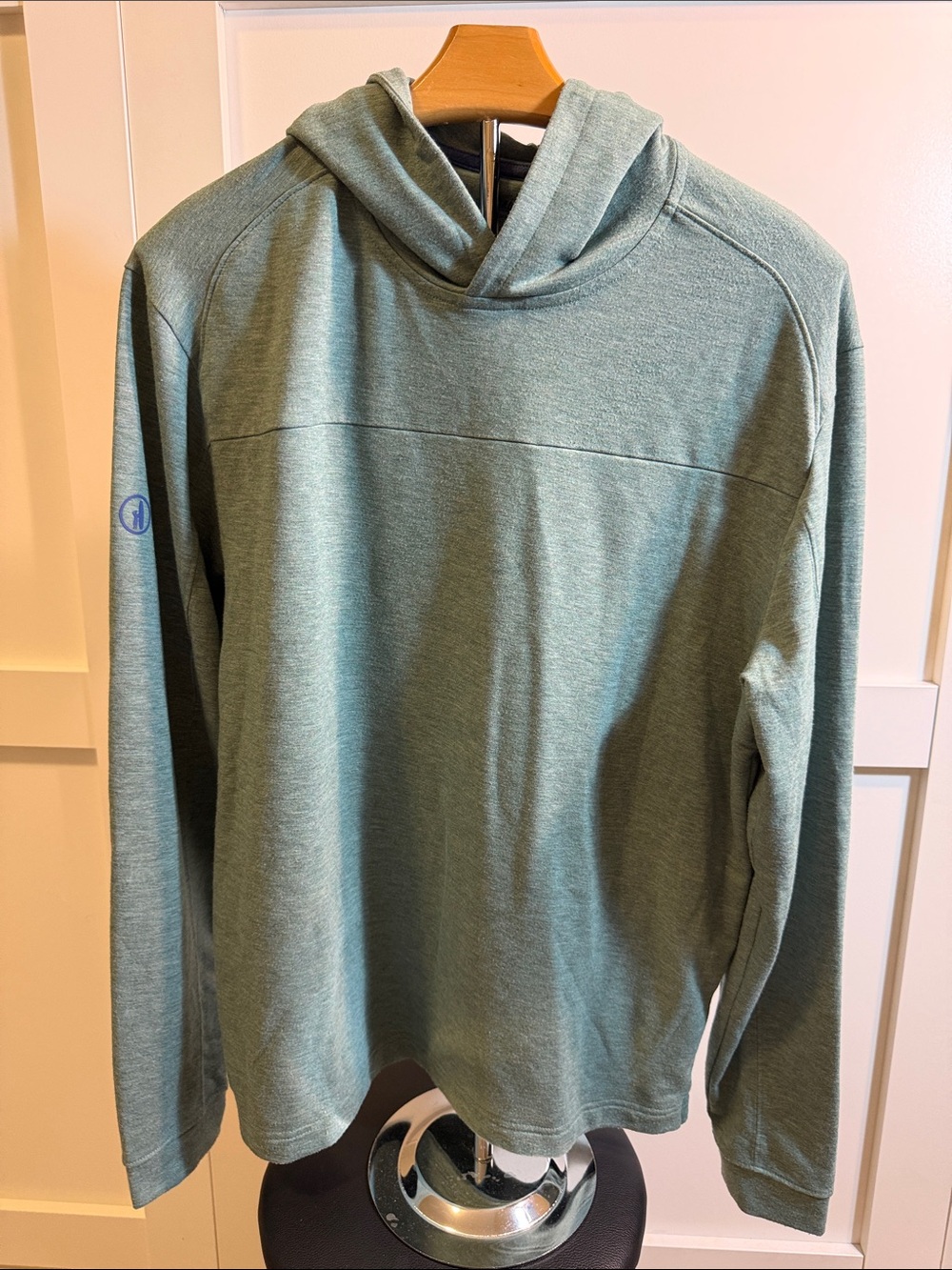 johnnie-O Heather Sage Pullover Hoodie